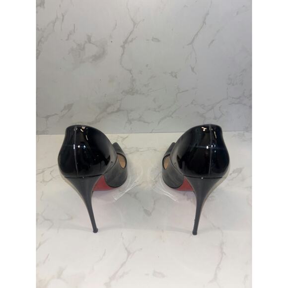 Christian Louboutin Patent Black Heels - Picture 4 of 5